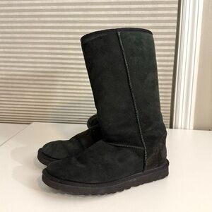 UGG Classic Black Tall Boots 8